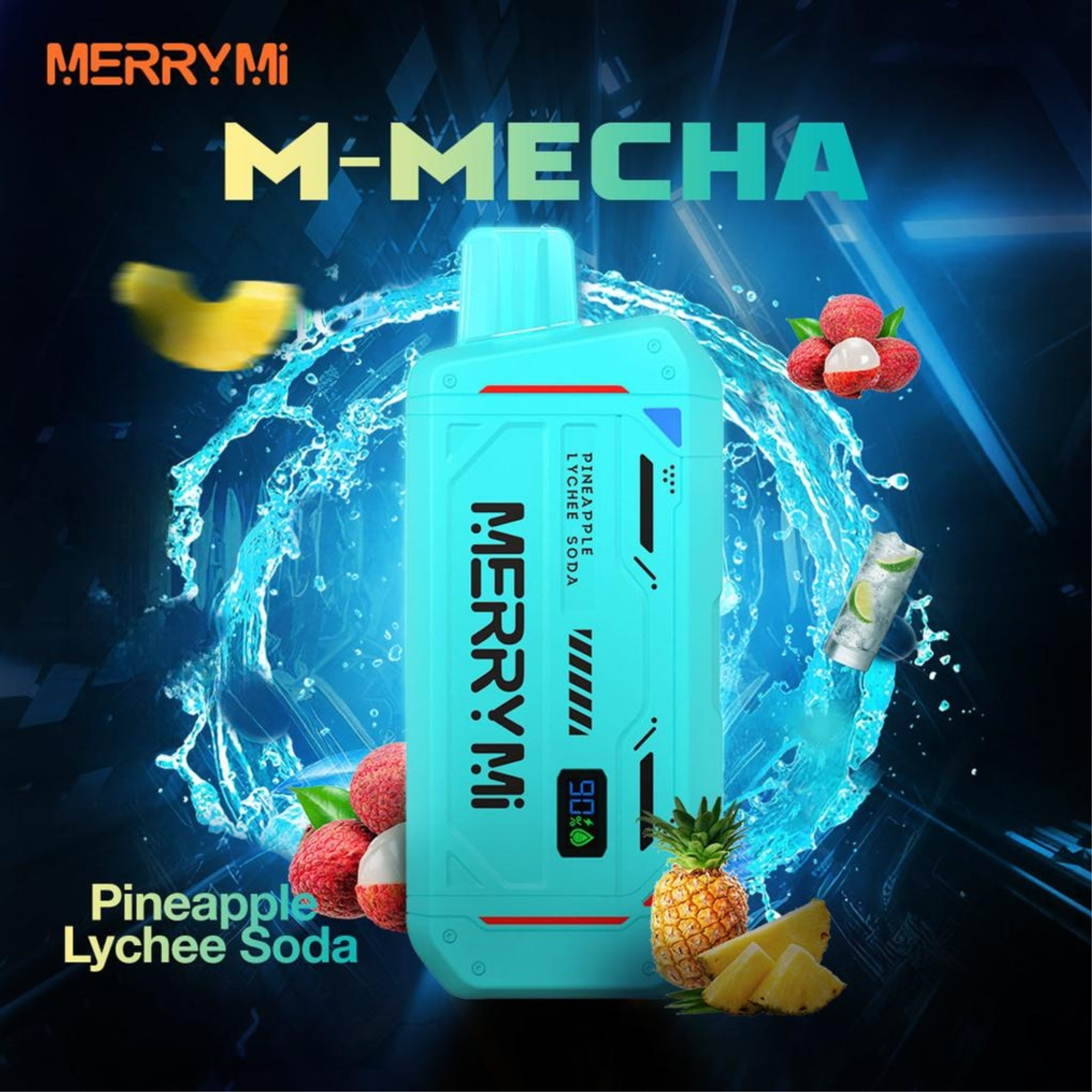 🍍 Pineapple Lychee Soda