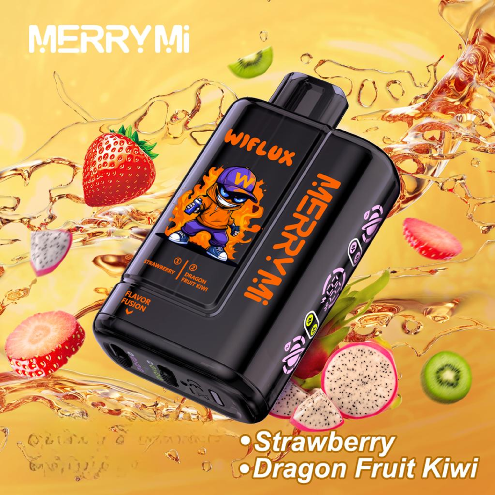 🍓 Strawberry Dragon Fruit Kiwi